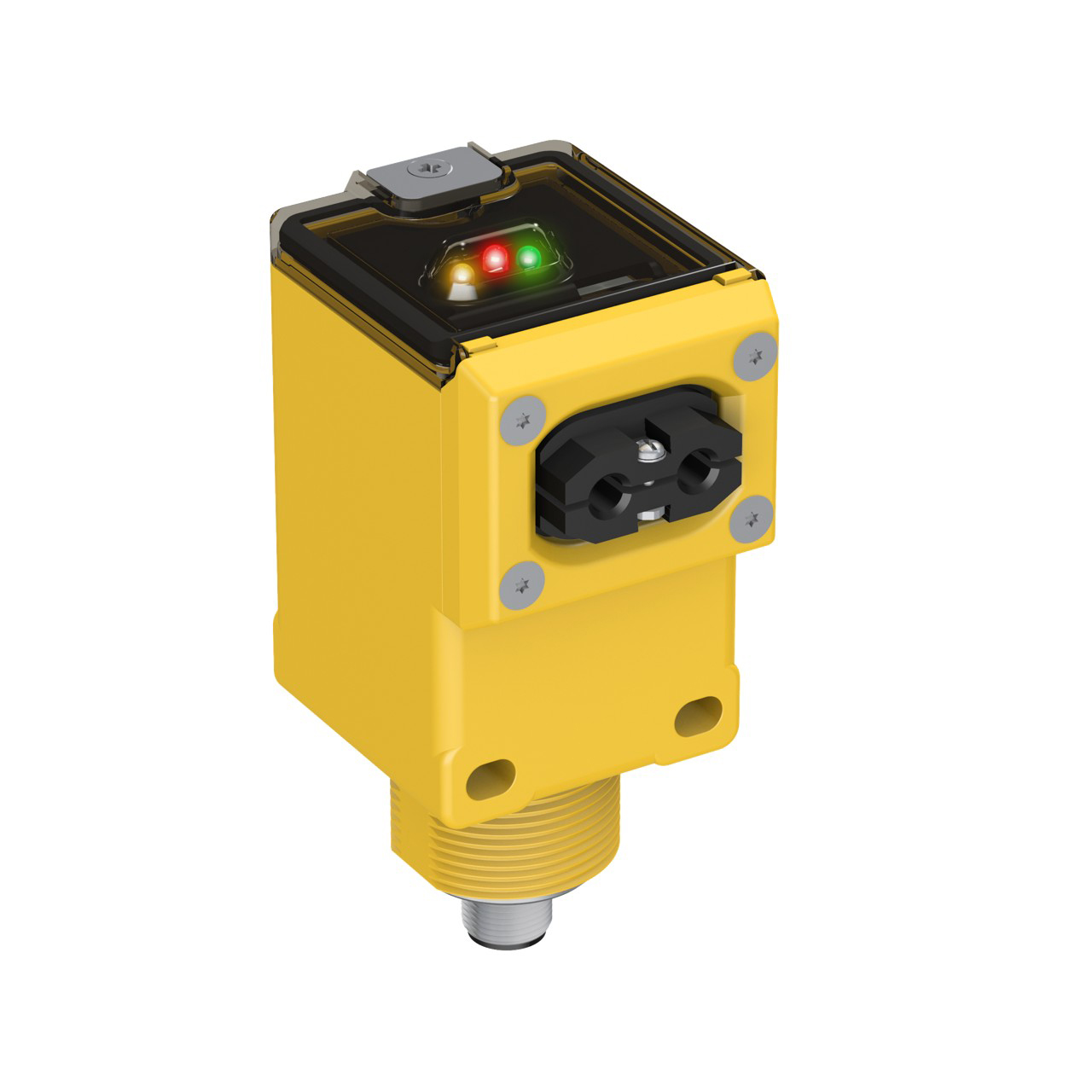 Banner Engineering Photoelectric Sensor; Plastic Fiber; Rectangular; Variable Range; 10-30VDC; NPN&plus;PNP; LO/DO Configurable; M12 QD